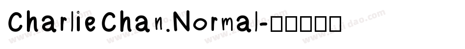 CharlieChan Normal字体转换